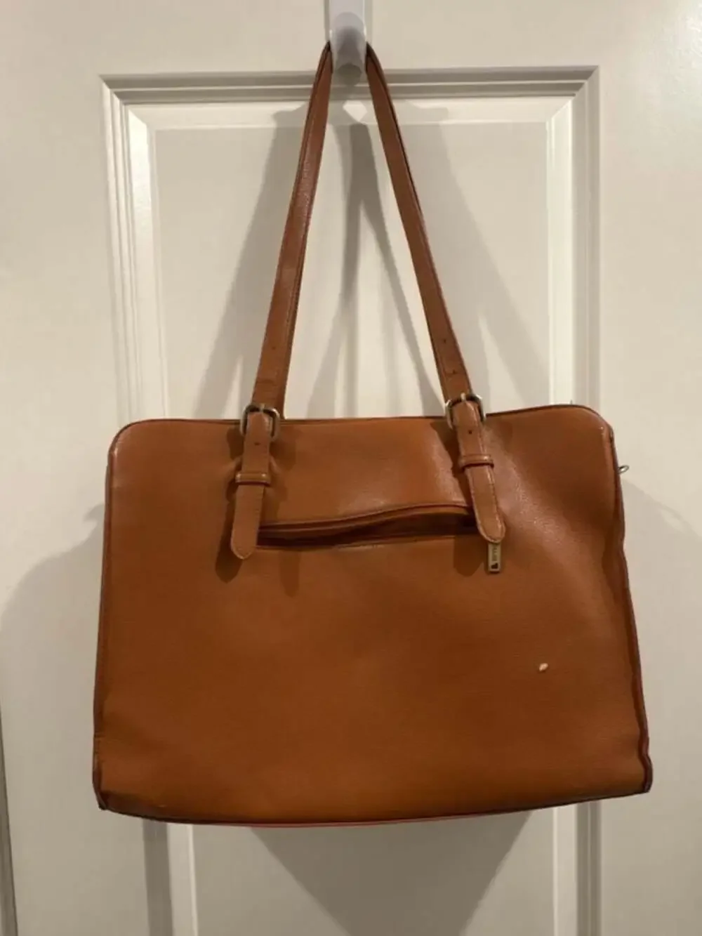 Ecosusi Women's Laptop Work Tote Briefcase in Cognac